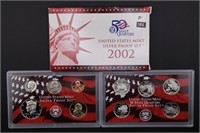 2002 US Silver Proof Set - #10 Coin Set
