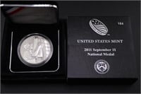 2011-P US One Troy Oz Silver Proof National Medal