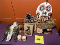 Assorted Skull Decorations Plus Others
