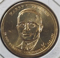 Uncirculated Harry S. Truman, US presidential $1