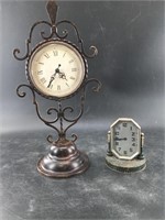 Lot of 3 clocks: 2 are vintage, 1 is in much need