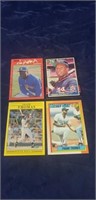 (4) Assorted Baseball Cards