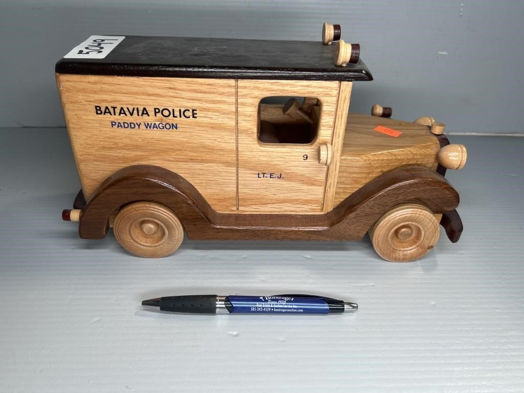 WOODEN BATAVIA POLICE PADDY WAGON