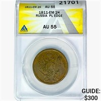 1811-EM 2K Russia PL Edge ANACS AU55