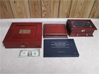 Nice Lot of Peace Silver Dollar Coin Storage Cases