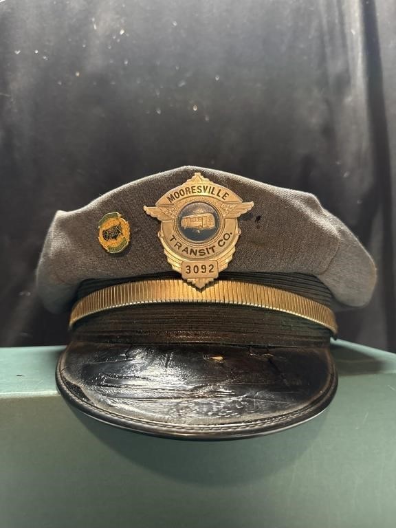 Vintage Mooresville Transit Co Driver Hat