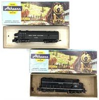 (2) HO Scale Diesel Engines Including AHM