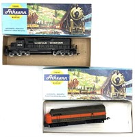 (2) Athearn HO Scale Diesel Engines