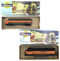 (2) AHM & Athearn HO Scale Diesel Engines