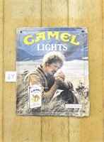 1983 Camel Lights Cigarette Advertising Sign 17