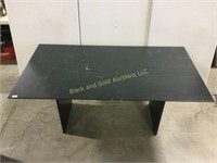 Black Painted Wood Crafting/Desk Table