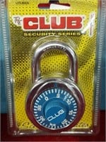 Blue Club Combination Lock - NIP