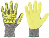 Sz L (9) HEXARMOR Gloves: Cut Level A4  Impact Lev