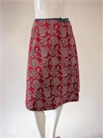 1970s Reversible Denim Wrap Skirt