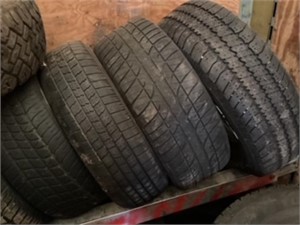 11 various size Car tires