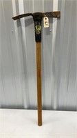 Mattock cutter with wood handle - 36 inch