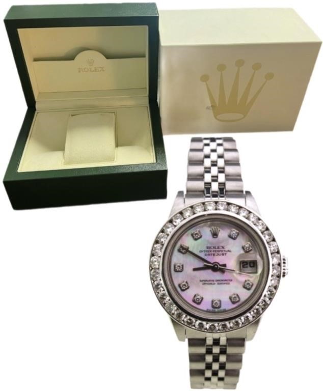 Rolex 79174 Lady Datejust 26mm Quickset Watch