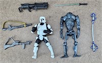 Star Wars Battle Droid & Biker Scout Trooper +
