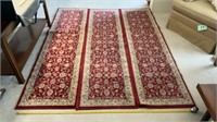 Set Of 3 Rugs Paige Collection 24X90