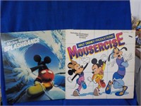 2 Mickey Mouse record booklets