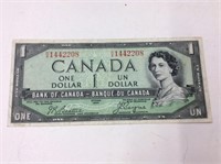 1954 Can Devils Face $1 Bill