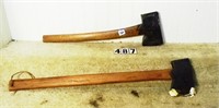 2 – Single-lugged, kitchen/kindling axes, G-G+: 1