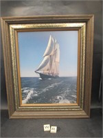 WAYNE MACDONALD BLUENOSE II FRAMED PHOTO