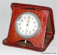 1930s Sandoz Swiss Made Travel Clock