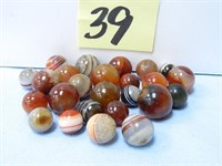 (25) Stone Marbles