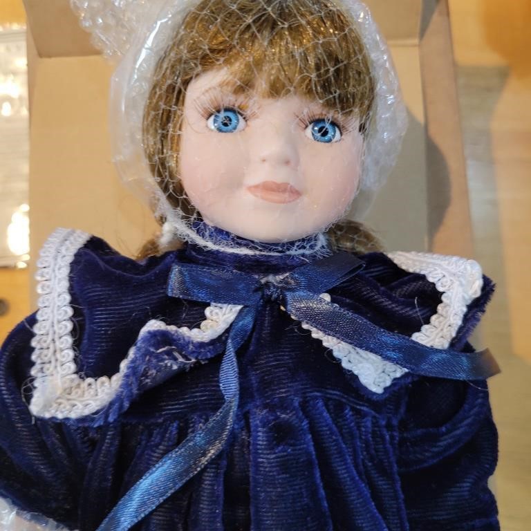 avon doll w/certificate