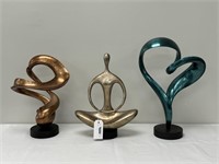 3 Contemporary Sculptures