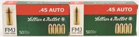 100 Rounds Of Sellier & Bellot .45 Auto Ammunition