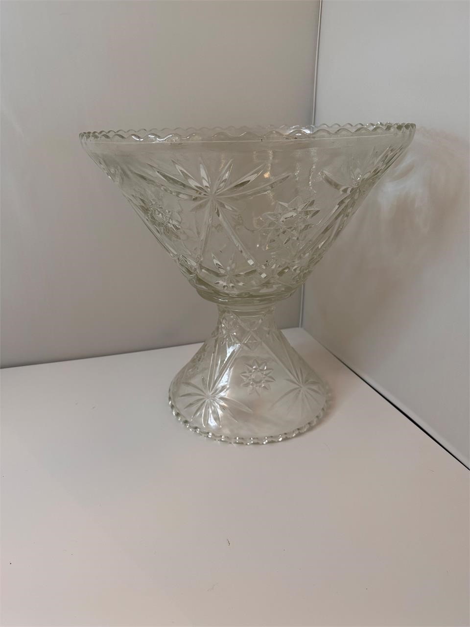 Large crystal punchbowl