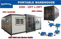 Bastone 19' x 20' Mobile Warehouse/Office