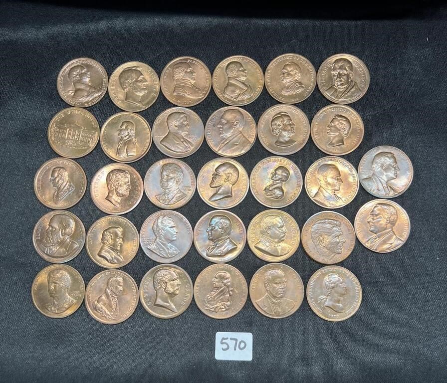 Bronze Presidential Coins