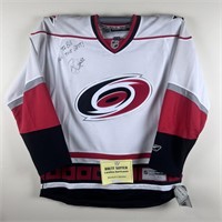 BRETT SUTTER AUTOGRAPHED JERSEY