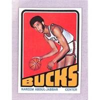 1972 Topps Kareem Abdul Jabbar High Grade