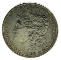 1896 AU/BU Morgan Silver Dollar