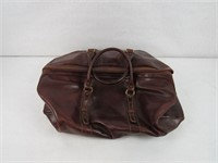 Italian leather duffle bag