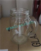 LOT, 24PCS, MASON STYLE DRINKING JARS