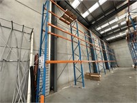 8 Bays 3 Tiered Pallet Racking Approx 6mH