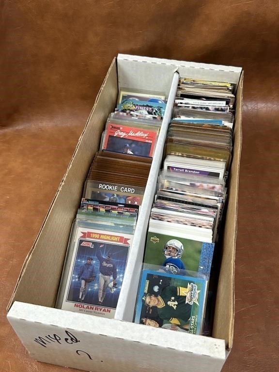 Box Full of Mixed Sports Cards