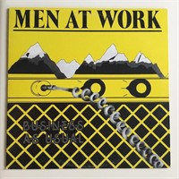 MEN AT WORK BUSINESS AS USUAL VINYL RECORD LP