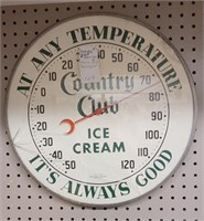 COUNTRY CLUB ICE CREAM SIGN