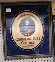 GOODMAN & SUSS CLOTHES ROCHESTER SIGN
