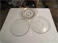 Candy Dish and Serving Platters