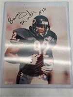 Chicago Bears 8x10 SIGNED Barry Minter #92