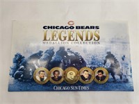 Chicago Bears Legends Medallion Collection