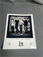 Vintage Lit Rock Band Autographed photo