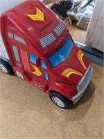 car storage semi truck toy
